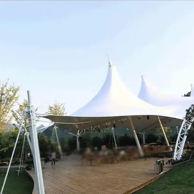 长岭县膜结构景观棚