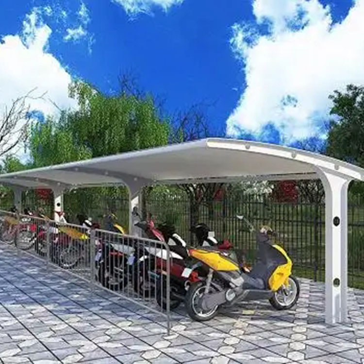 长岭县膜结构电动车棚